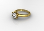 diamond solitaire ring m