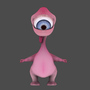 3d model alien cartoon