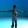alien color character x