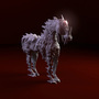 demon horse 3d obj