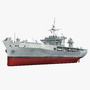 3d model uss lcc mount