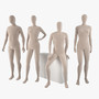 3d model mannequins
