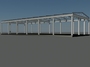 3d building steel model