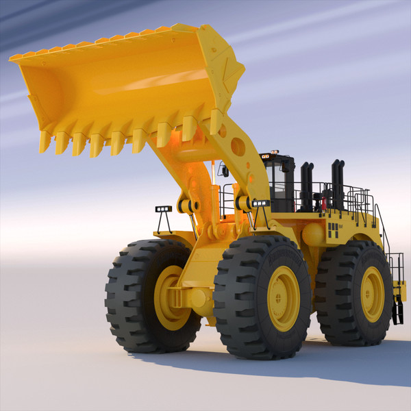 wheel loader 3d obj - Wheel Loader 2012... by ArqArt3D