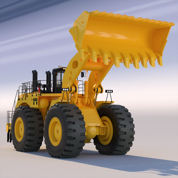 wheel loader 3d obj - Wheel Loader 2012... by ArqArt3D