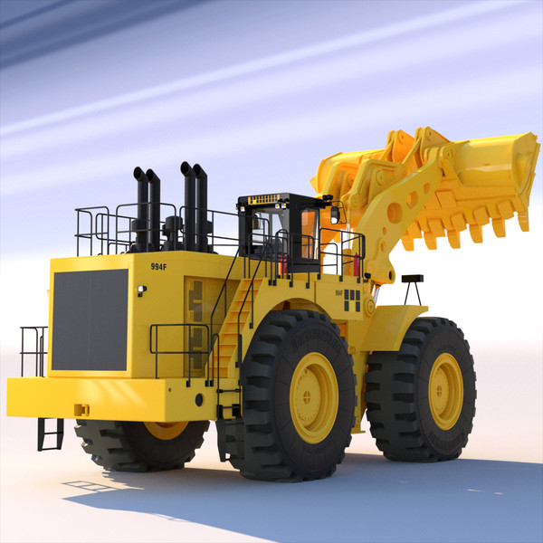 wheel loader 3d obj - Wheel Loader 2012... by ArqArt3D