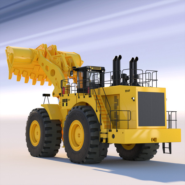 wheel loader 3d obj - Wheel Loader 2012... by ArqArt3D