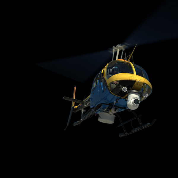 3ds max bell helicopter news media - Bell JetRanger 206 News Media... by dynamo3D