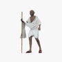 mahatma gandhi 3d model