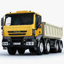 3d iveco trakker truck