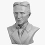 3ds max bust nikola tesla