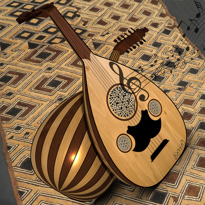 traditional arabic lute oud max