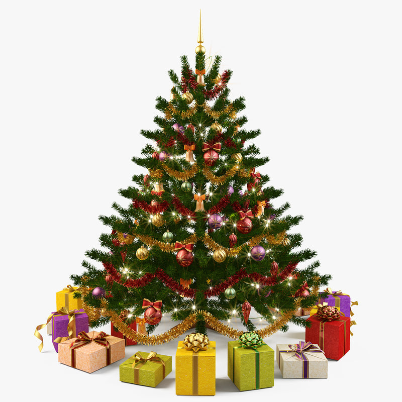 christmas tree 3d max christmas tree 3d max