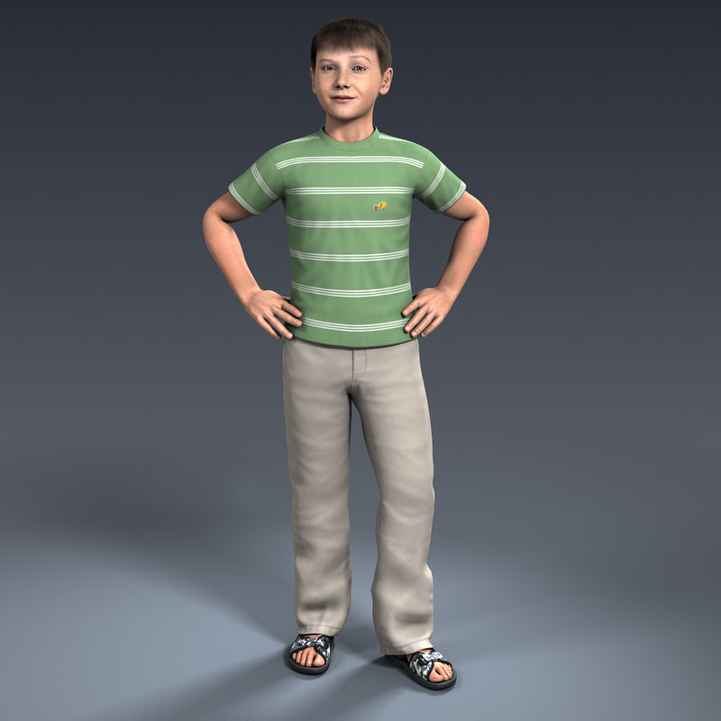 3d Model Ben 9 13 Year Boy 3d-model-ben-9-13-year-boy
