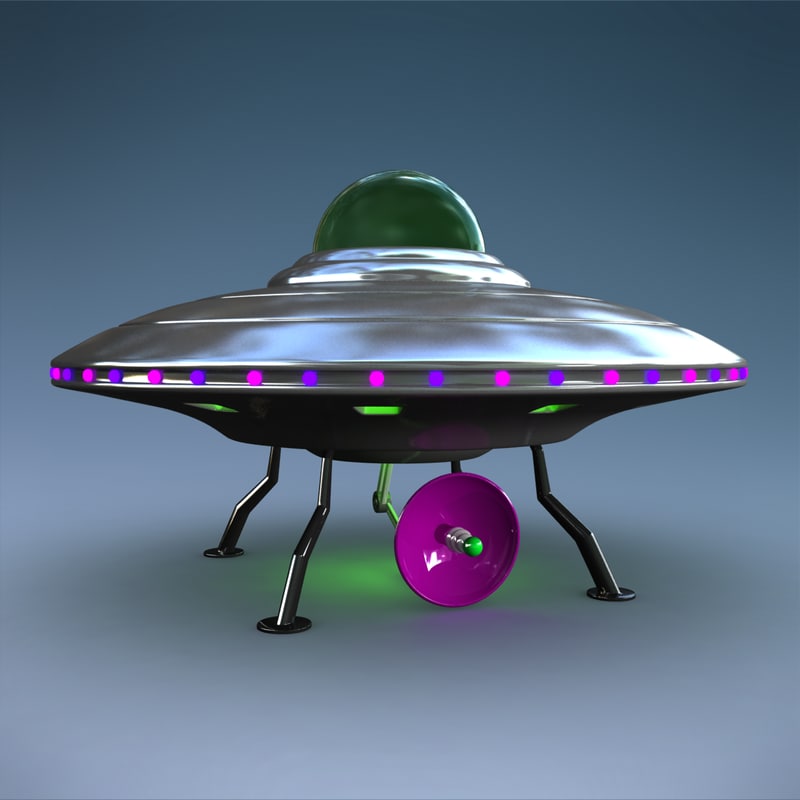 3d ufo model