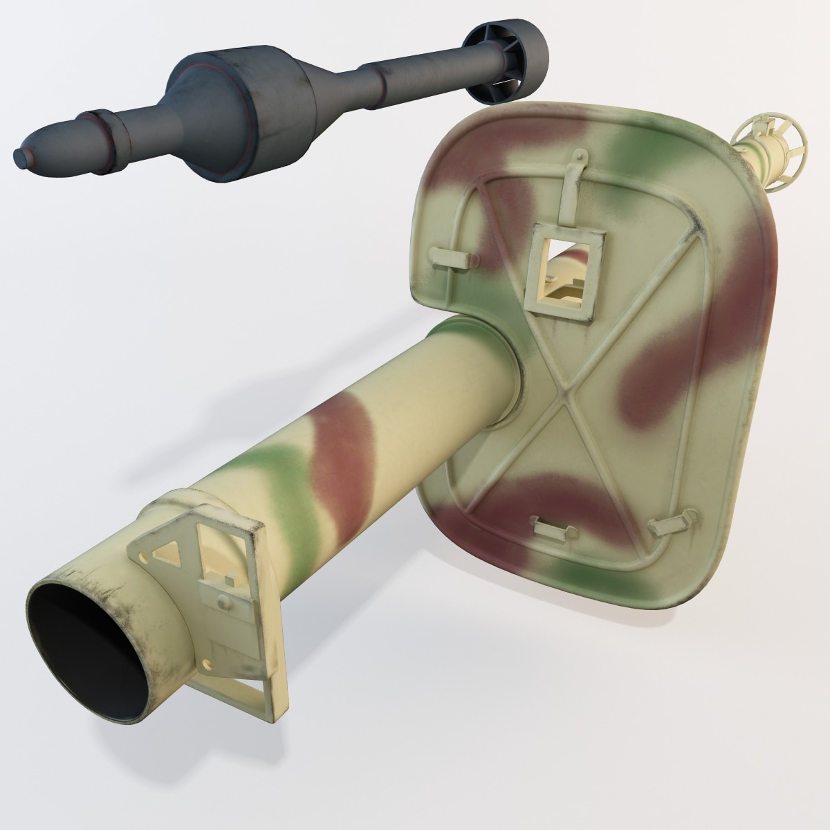 الأسلحة المضادة للـدبابات في الحرب العالـمية الثانية WWII_German_Anti_Tank_Rocket_Launcher_Panzerschreck_54_Set_003.jpge0885ba0-bb81-450b-9e3a-712f8e901817Original