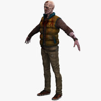 zombie 3d models