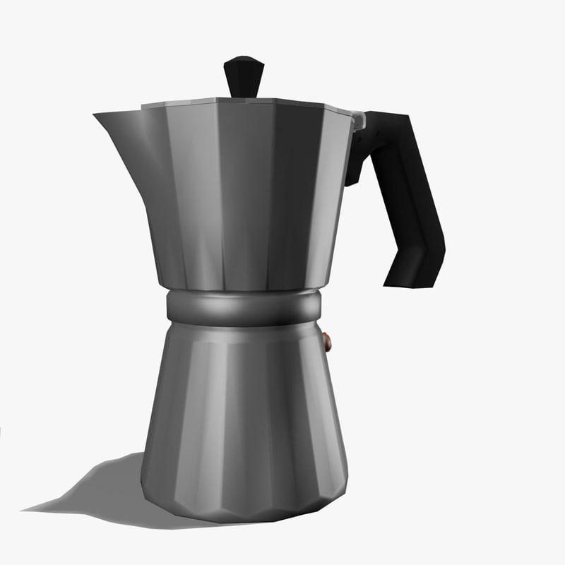 italian coffee kettle 3d max