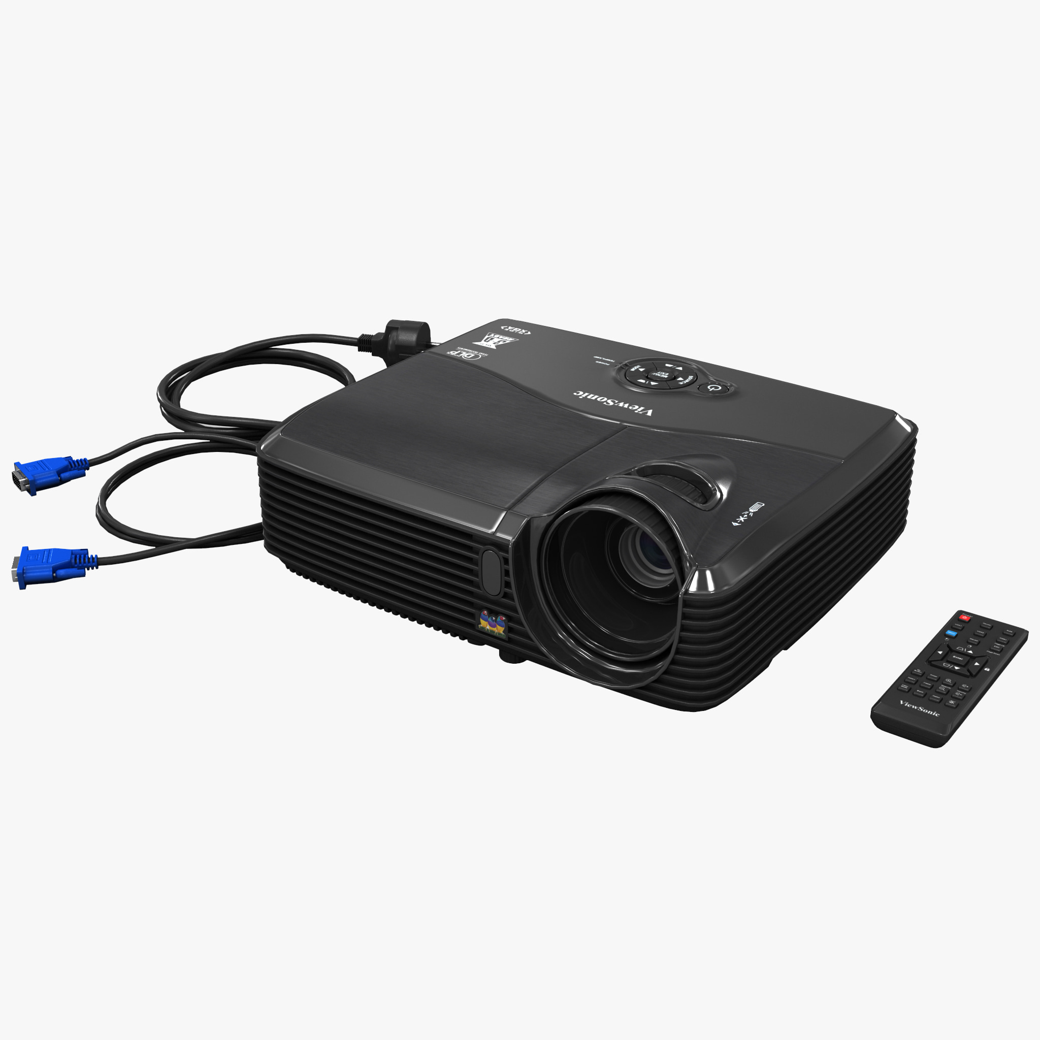 3d model hdmi projector viewsonic pjd5133