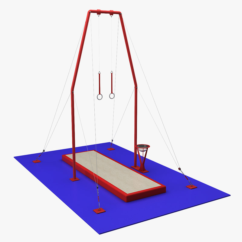 gymnastics rings 3d model
