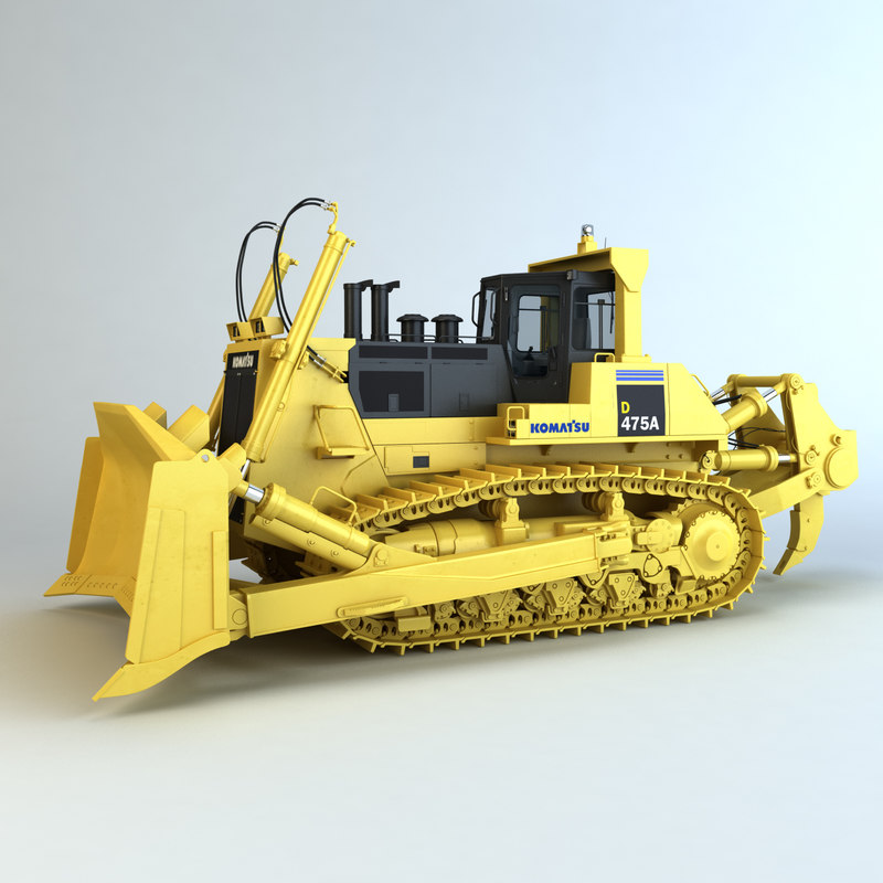 komatsu d 475a 3d max