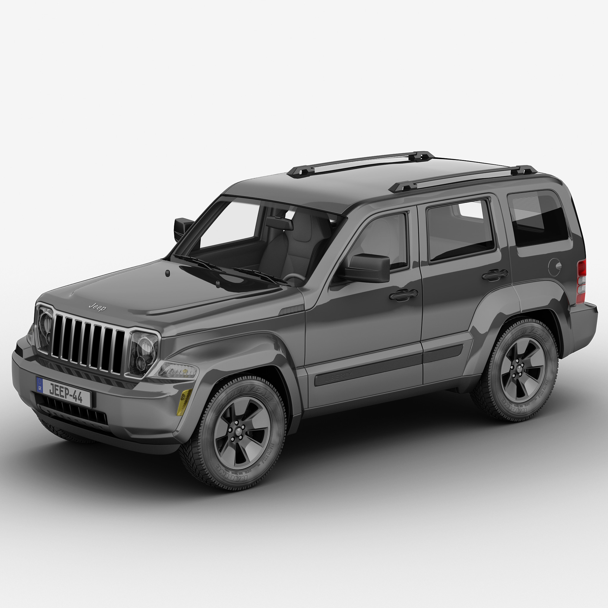 jeep liberty 3d model