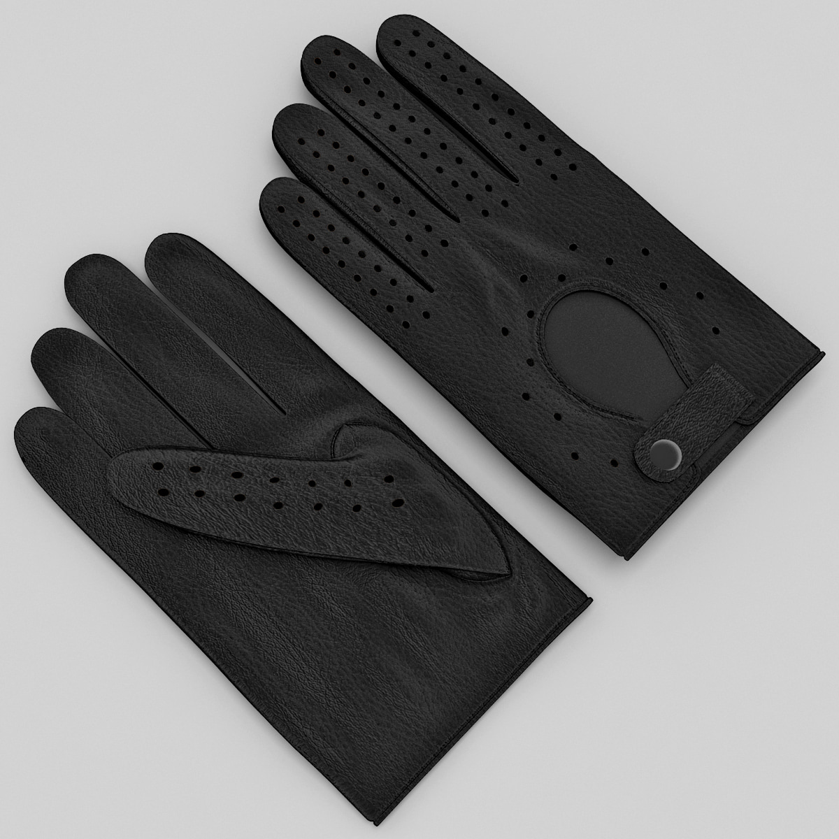 3ds max horse racing gloves black