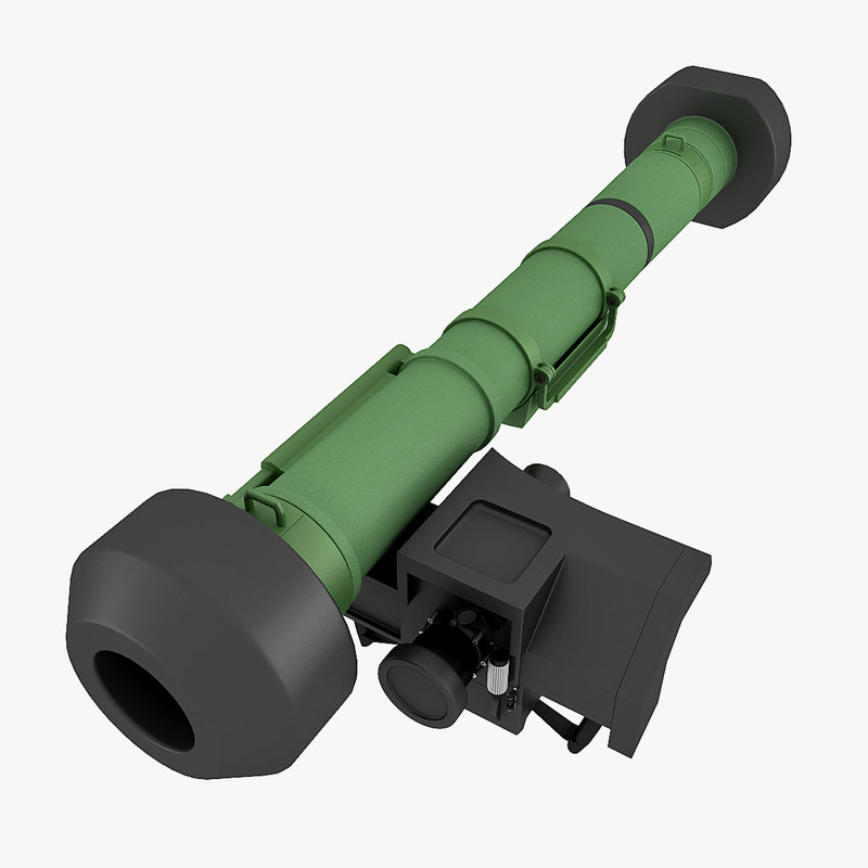 3d model fgm 148 javelin missile launcher