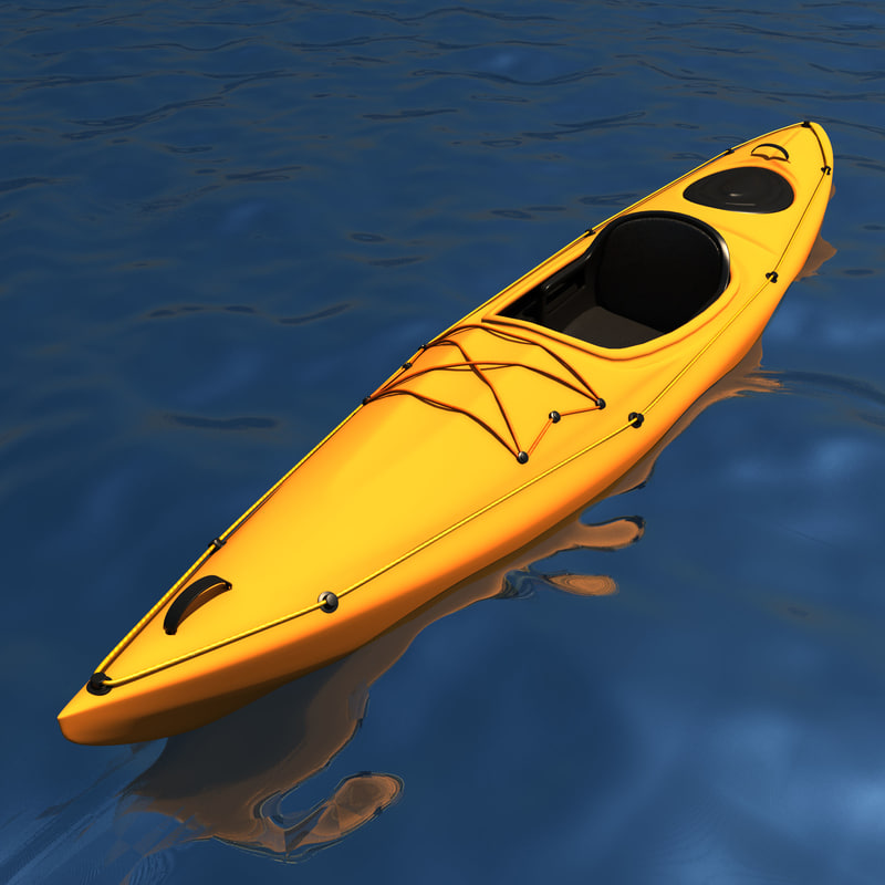3d model kayak