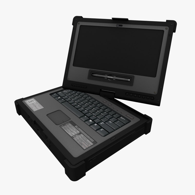 heavy duty laptop 3d obj