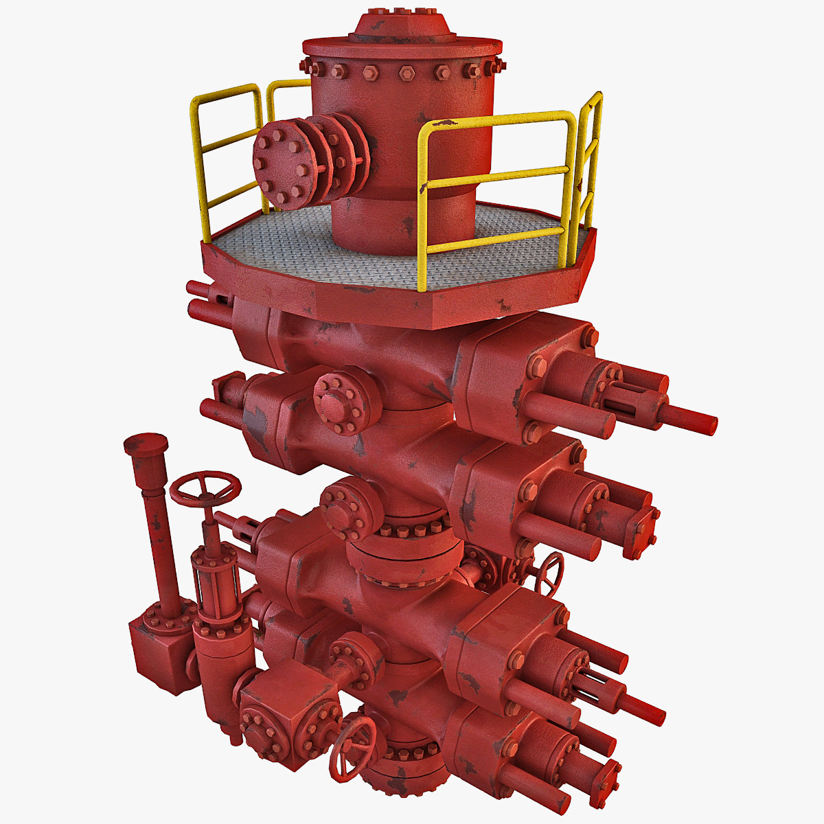 3d model rig bop stack