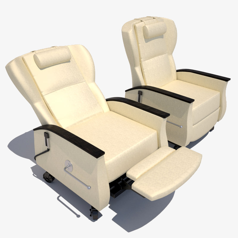 3d model hospital therapy chair recliner