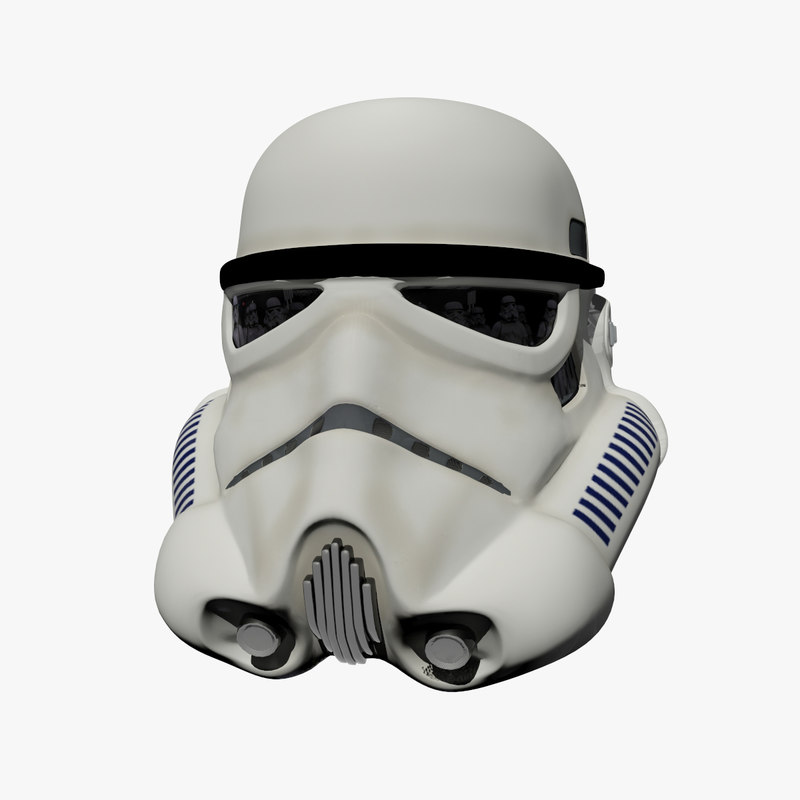 stormtrooper helmet 3d max
