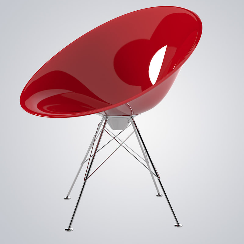 3d kartell eros chair philippe