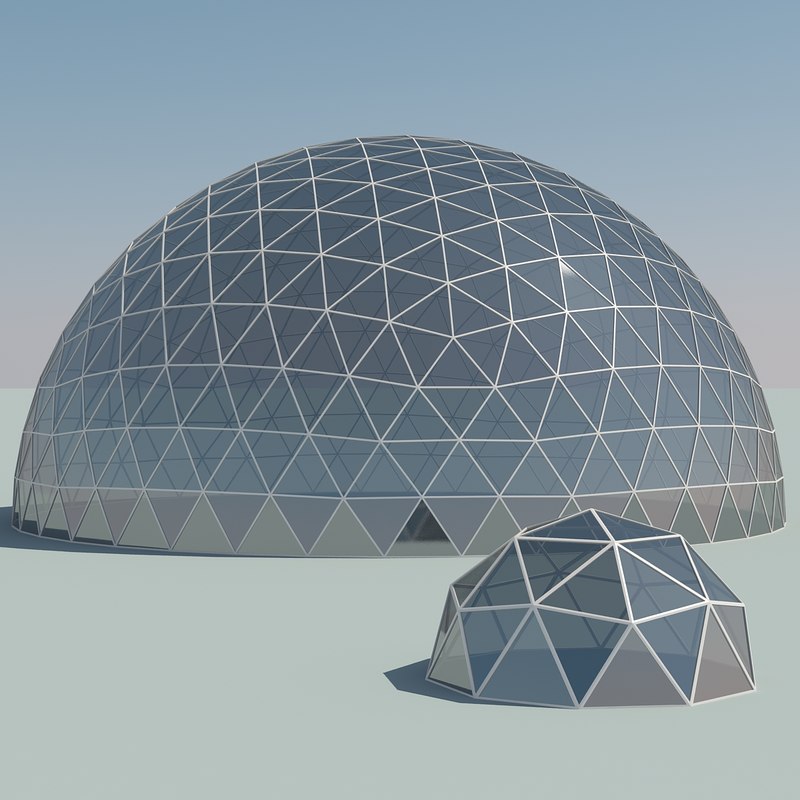 dome geodesic 3d model