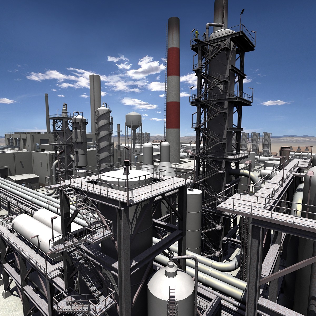 industrial plant complex oil max