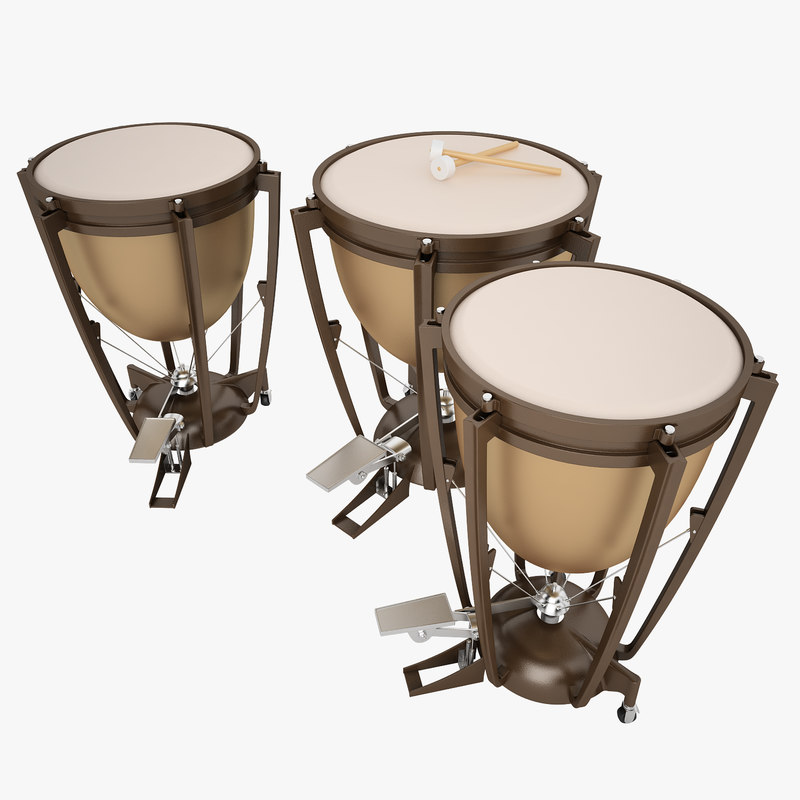 3d model kettle drum