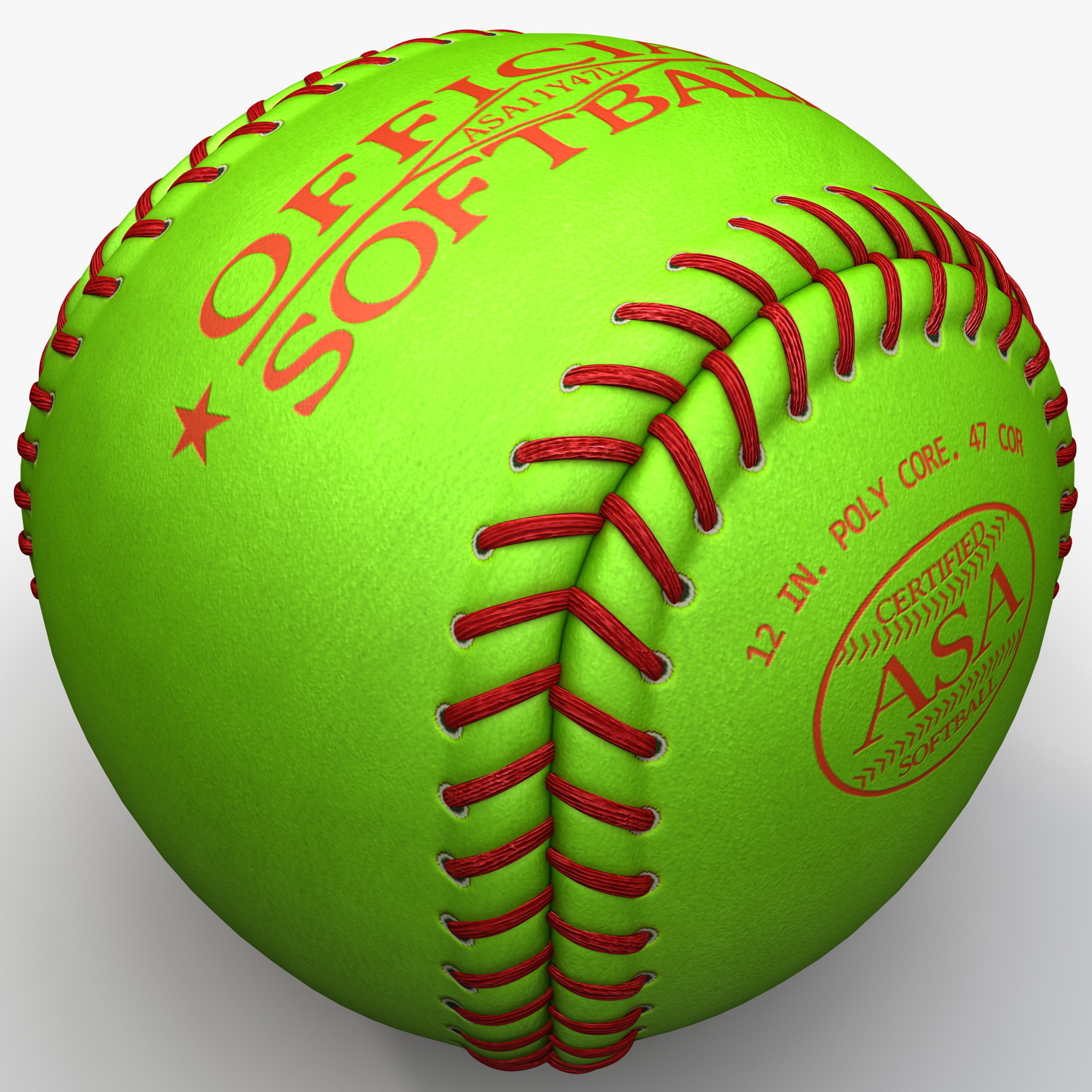 3ds max softball ball