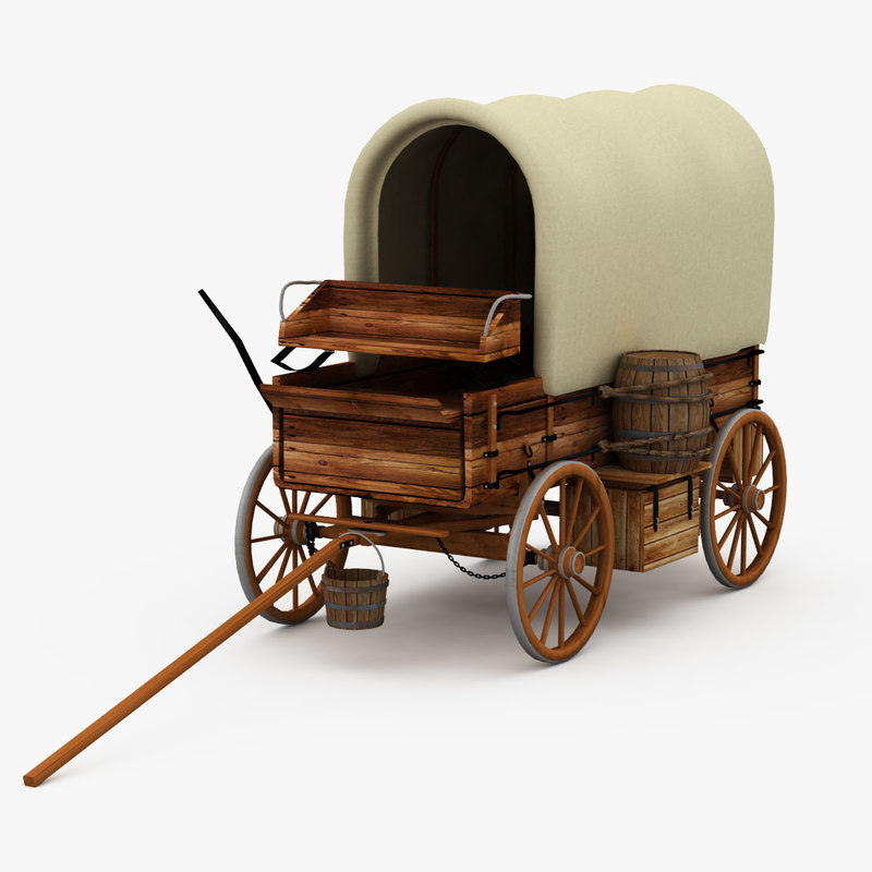 western chuckwagon wagons 3d x