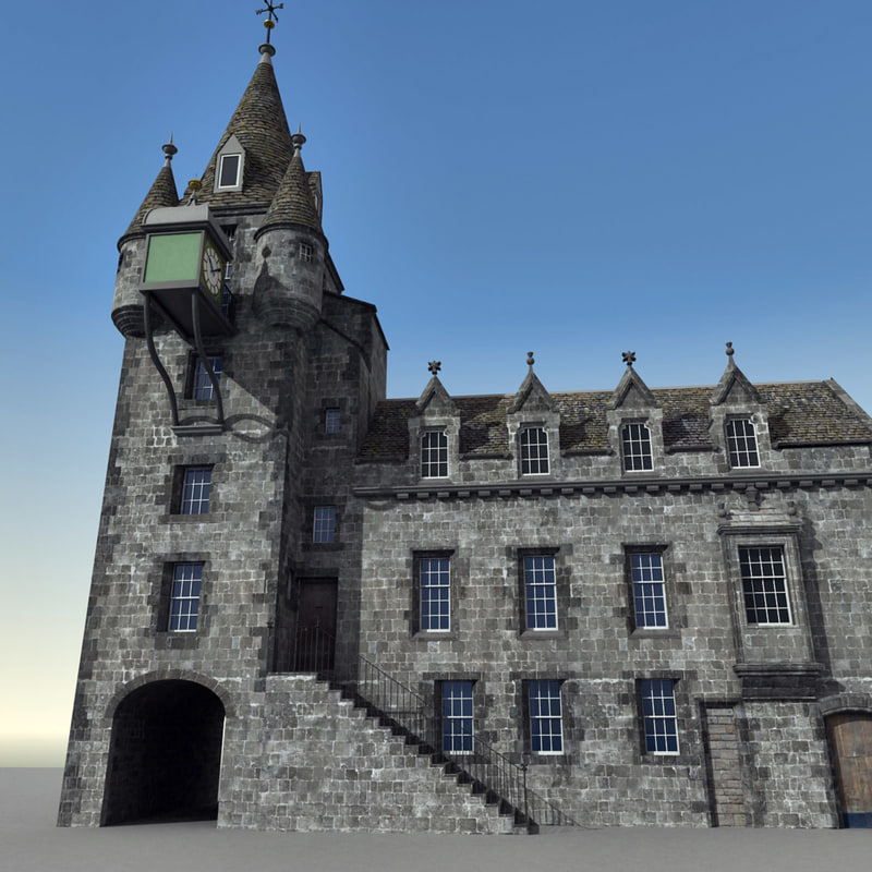edinburgh scene 3d max