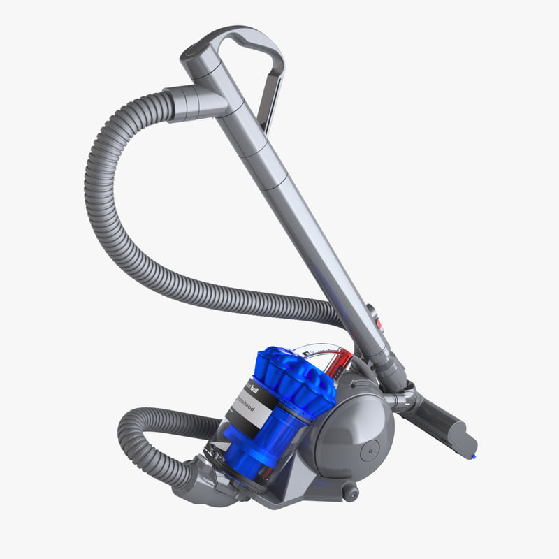 photoreal vacuum cleaner dyson 3d model