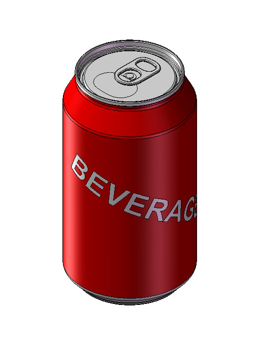 3d model 12 aluminum sldprt cans