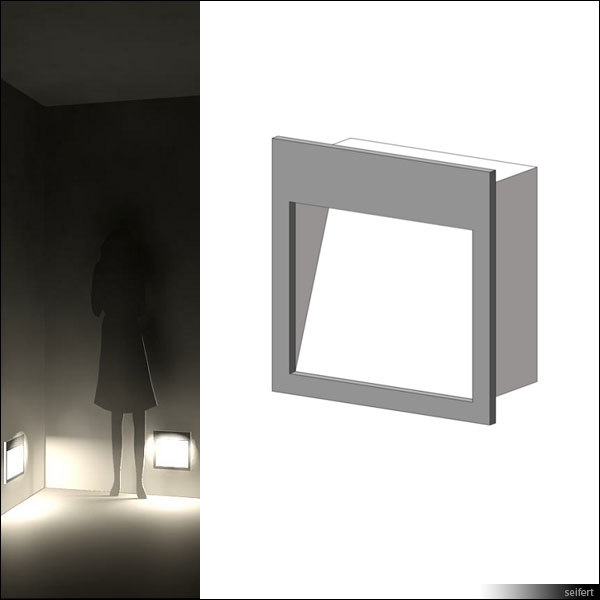 recessed wall lamp 3d model