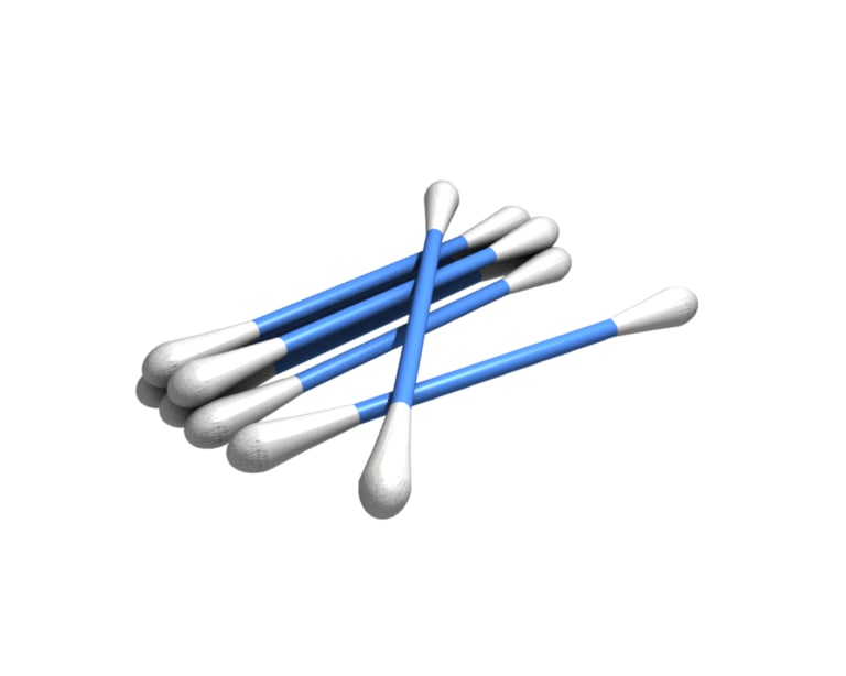blender cotton buds