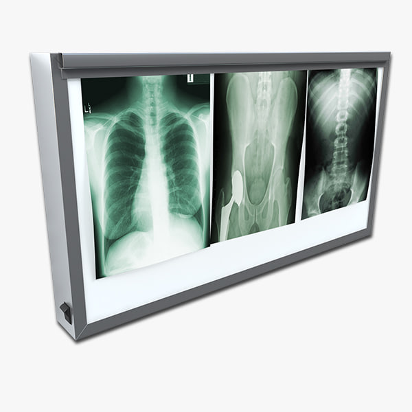 x ray lightbox lighting 3d model