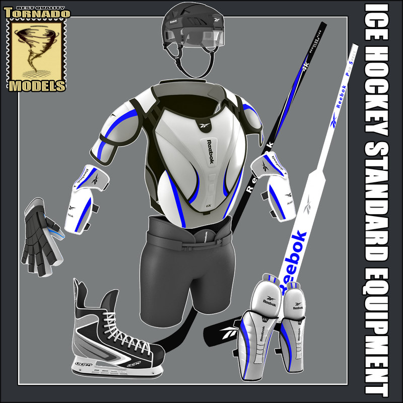 ice hockey equipment standard 3d 3ds