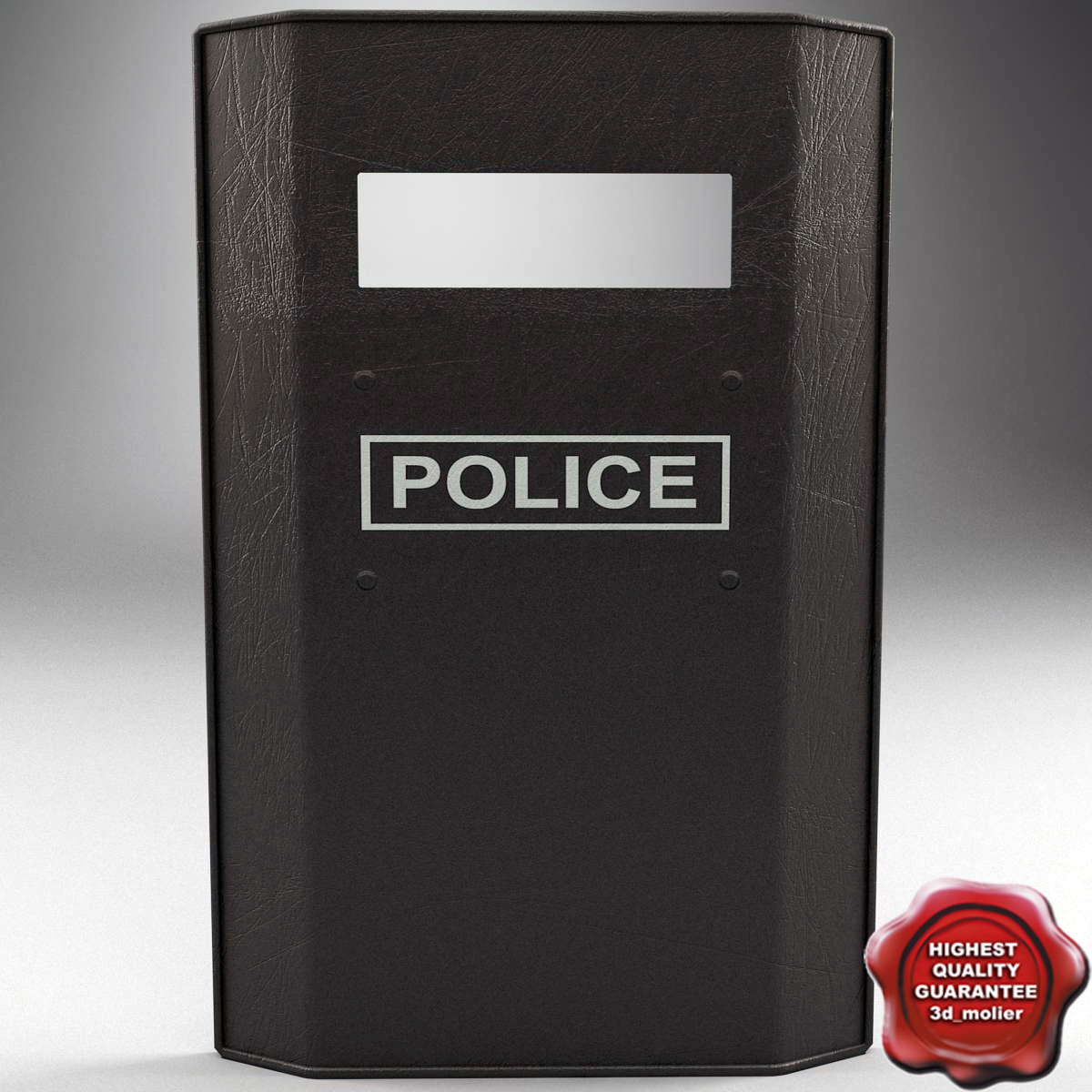 riot shield v1 3d max