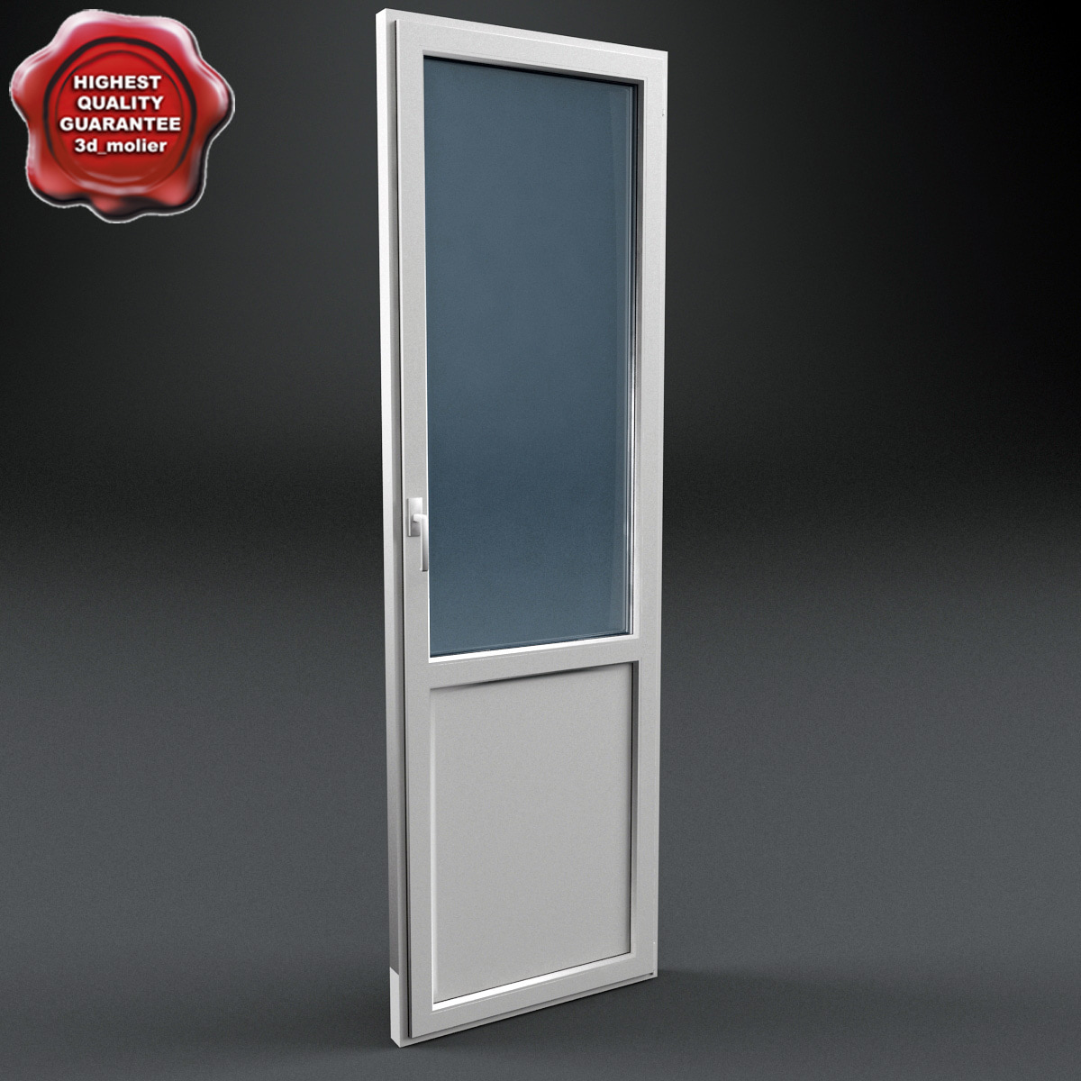plastic door 3d max