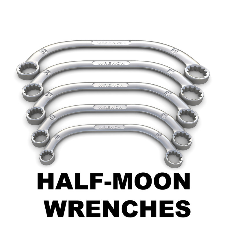3ds half moon wrenches