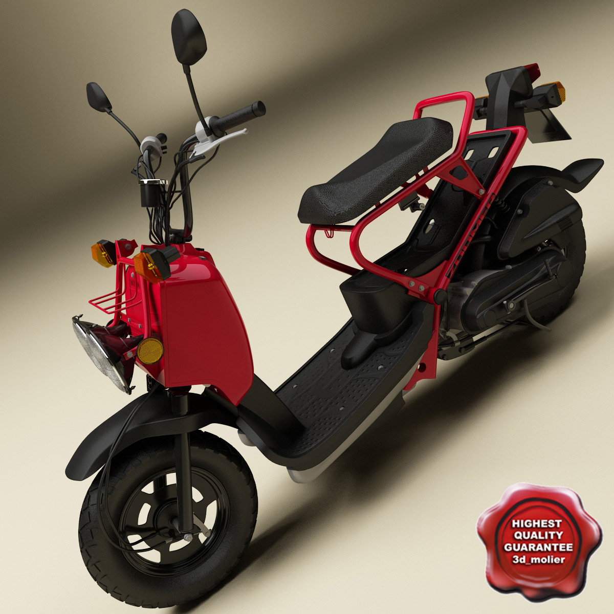 honda zoomer scooter 3d model